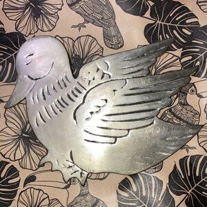 Vintage Mid Century Modern MCM Fowl Duck Trivet
